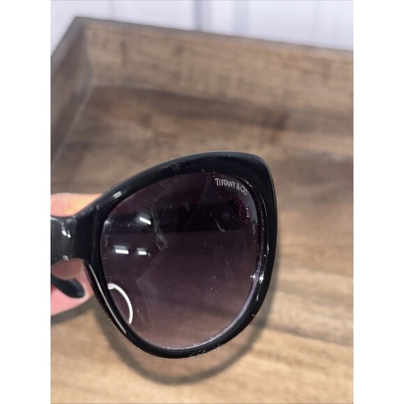 Tiffany & Co. Black Framed Sunglasses with Crystal Butterflies TF4048 main image 9
